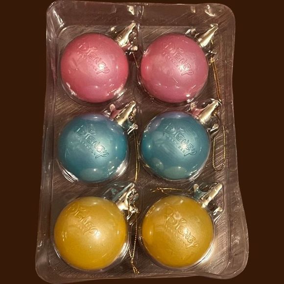 Disney Princess Plastic Christmas Tree Ornaments Belle Ariel Snow White Jasmine - Picture 2 of 2